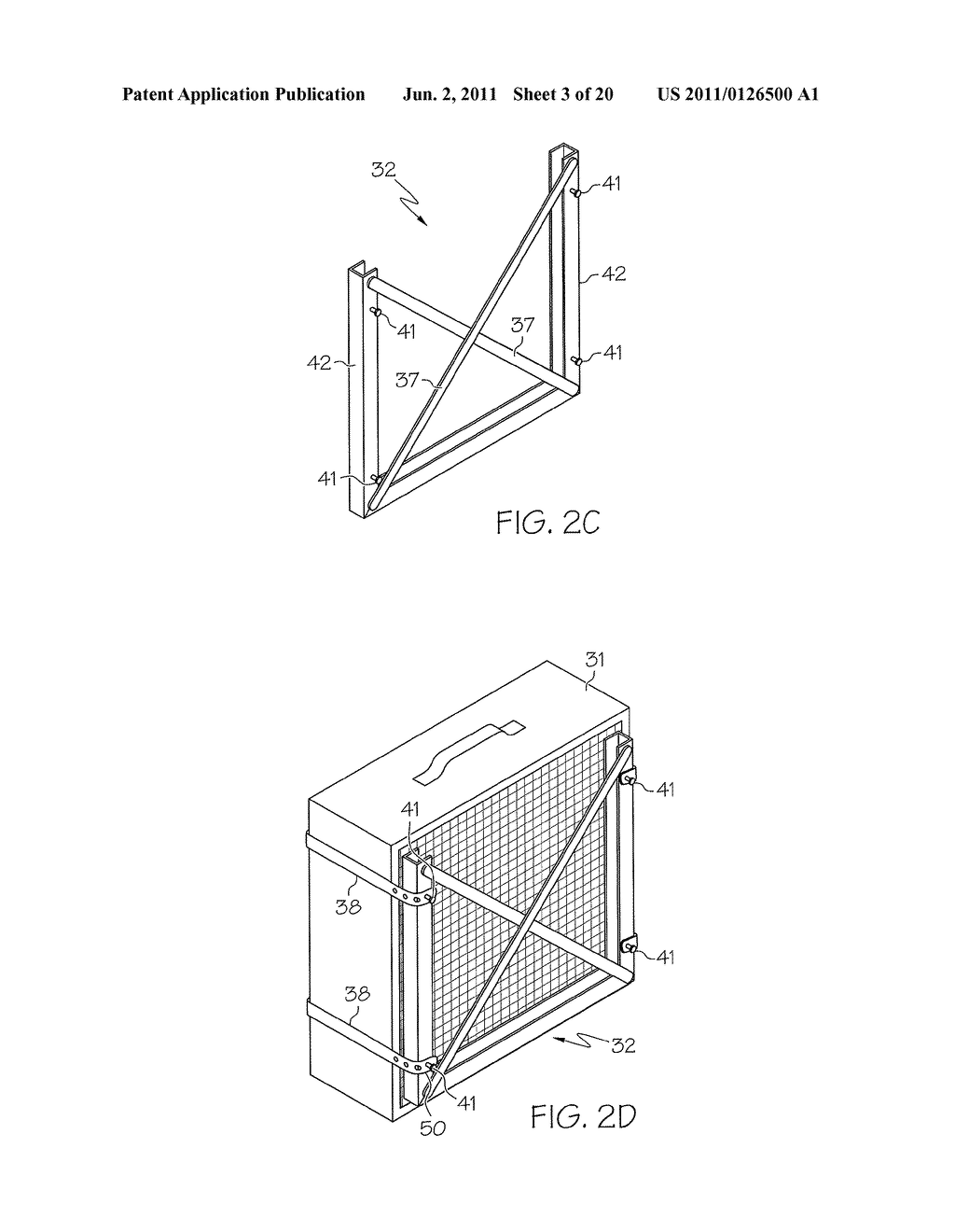 FILTER MOUNTS FOR A PORTABLE FAN AND METHODS FOR MOUNTING A FILTER TO A     PORTABLE FAN - diagram, schematic, and image 04