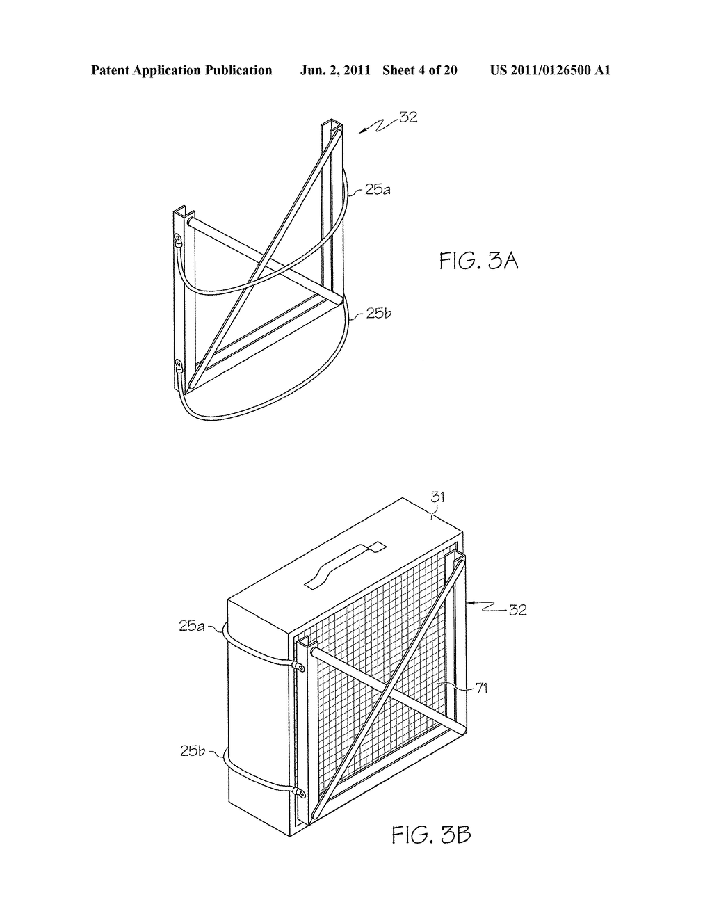 FILTER MOUNTS FOR A PORTABLE FAN AND METHODS FOR MOUNTING A FILTER TO A     PORTABLE FAN - diagram, schematic, and image 05