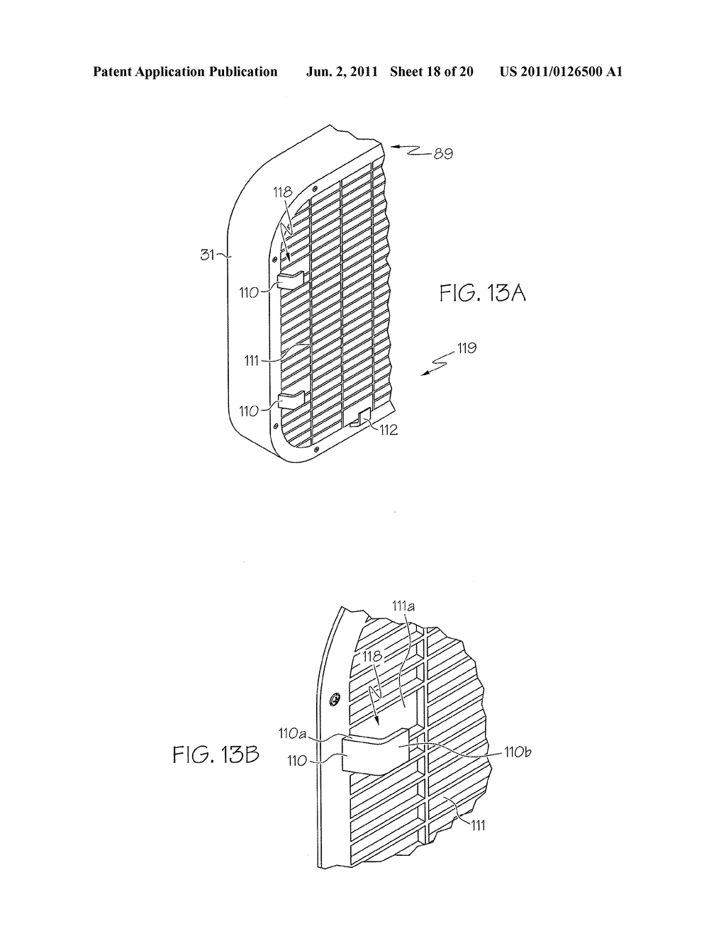 FILTER MOUNTS FOR A PORTABLE FAN AND METHODS FOR MOUNTING A FILTER TO A     PORTABLE FAN - diagram, schematic, and image 19