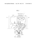 EXHAUST APPARATUS FOR TRANSVERSE ENGINE diagram and image