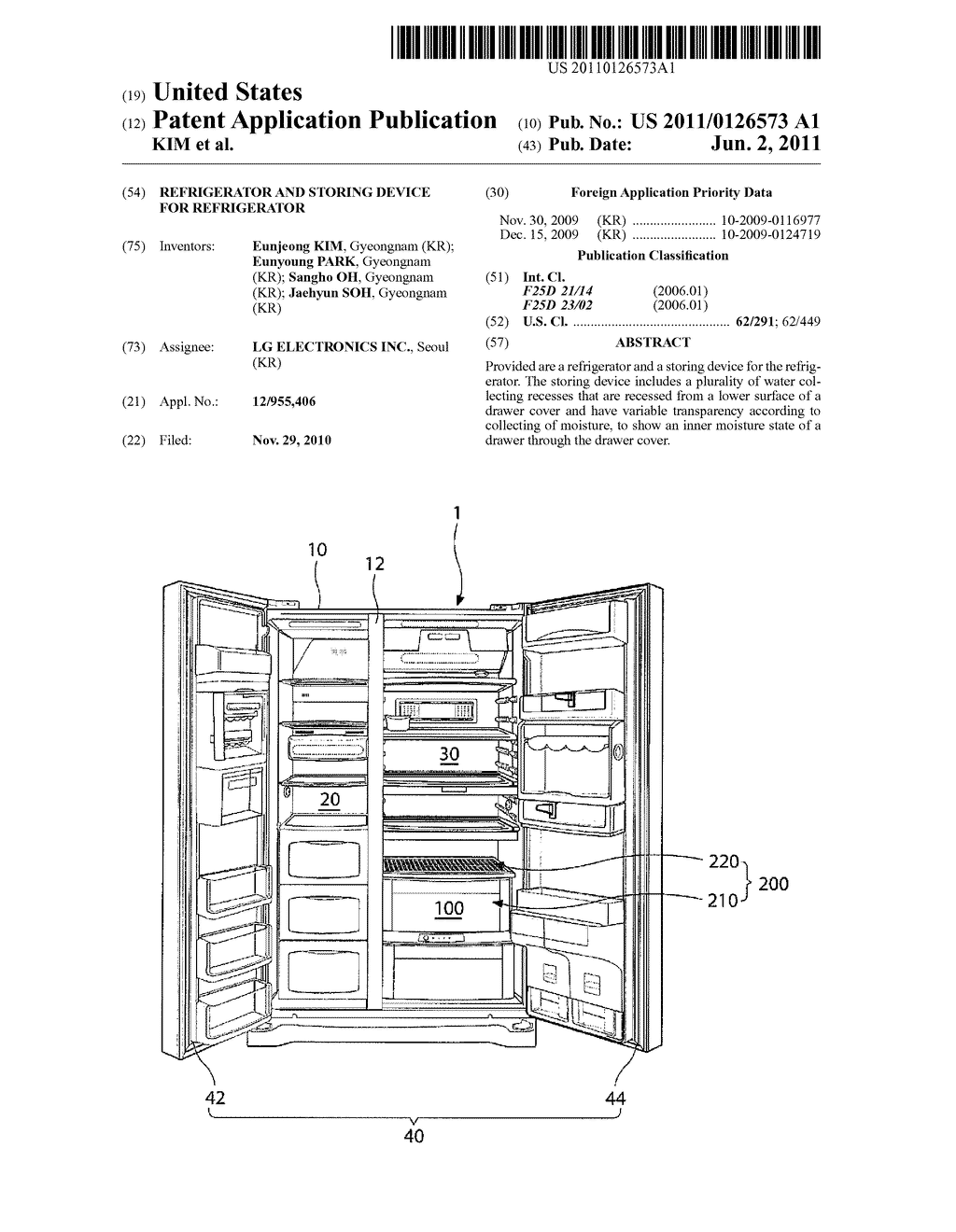 REFRIGERATOR AND STORING DEVICE FOR REFRIGERATOR - diagram, schematic, and image 01