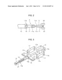 OPENABLE AND CLOSABLE TWO-PRONGED BODY HOLDING DEVICE diagram and image