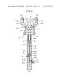 OPENABLE AND CLOSABLE TWO-PRONGED BODY HOLDING DEVICE diagram and image