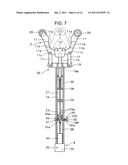 OPENABLE AND CLOSABLE TWO-PRONGED BODY HOLDING DEVICE diagram and image