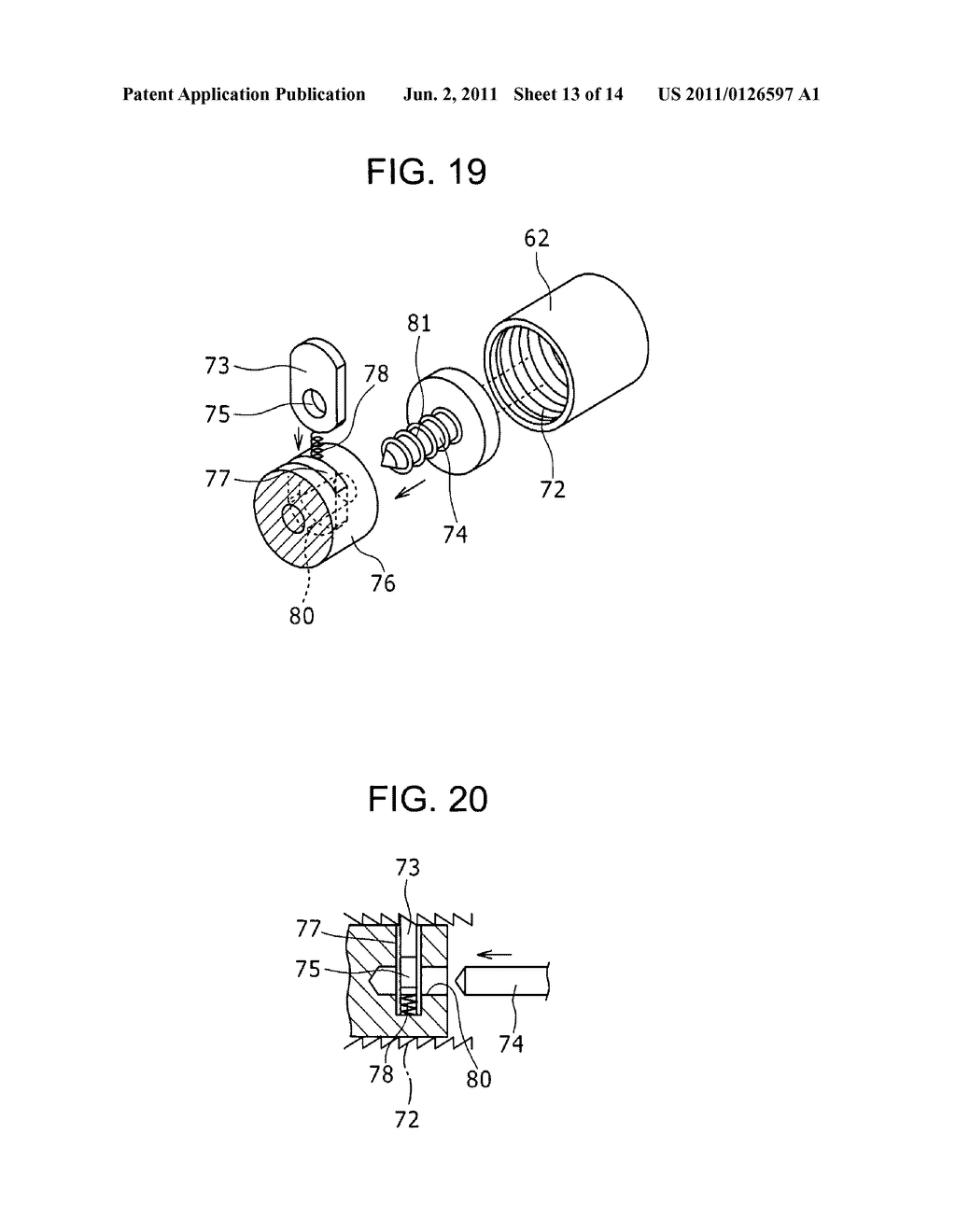 OPENABLE AND CLOSABLE TWO-PRONGED BODY HOLDING DEVICE - diagram, schematic, and image 14