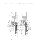 DEVICE AND PROCESS FOR PRODUCING OR PROCESSING WORKPIECES FROM A PREFORM,     IN PARTICULAR FOR INTEGRALLY FORMING INTERNAL PROFILES OR INTERNAL TOOTH     SYSTEMS diagram and image