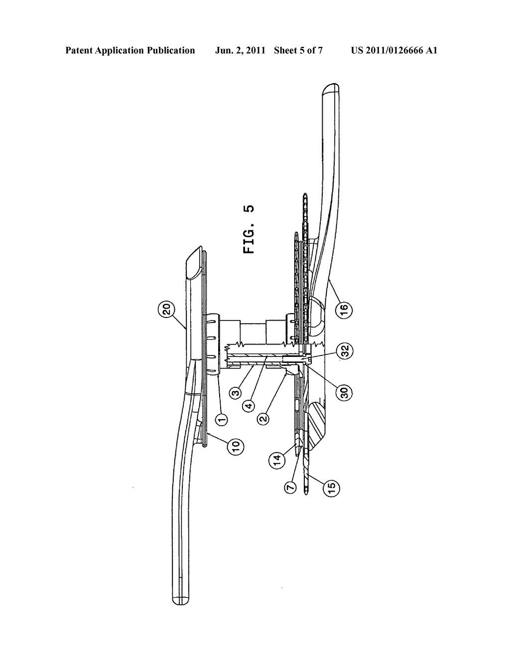 CRANK SET FOR A BICYCLE - diagram, schematic, and image 06