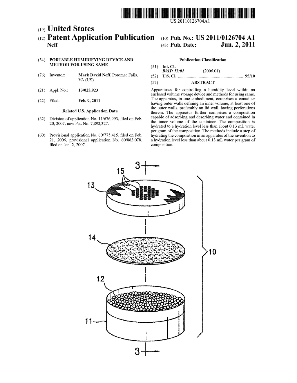 PORTABLE HUMIDIFYING DEVICE AND METHOD FOR USING SAME - diagram, schematic, and image 01