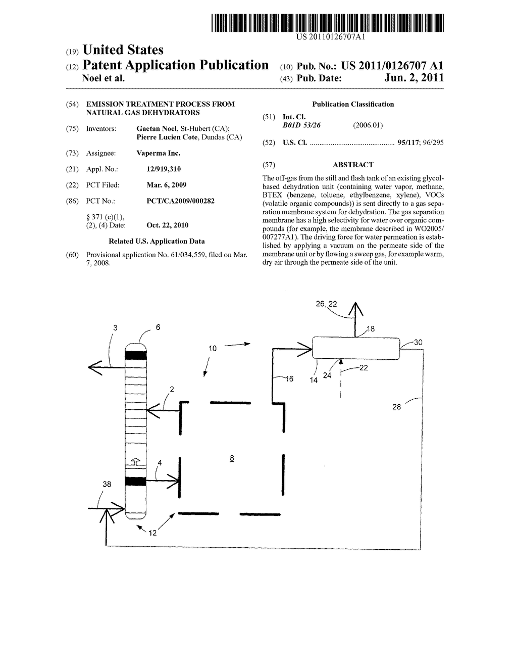 EMISSION TREATMENT PROCESS FROM NATURAL GAS DEHYDRATORS - diagram, schematic, and image 01