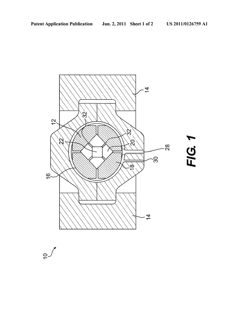 SYSTEM AND HIGH PRESSURE, HIGH TEMPERATURE APPARATUS FOR PRODUCING     SYNTHETIC DIAMONDS - diagram, schematic, and image 02