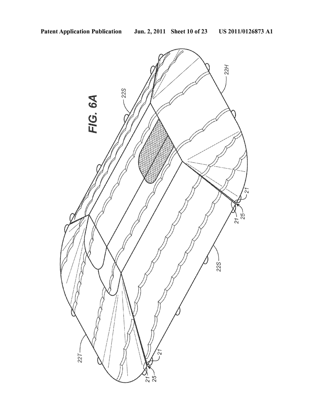 HUNTING BLIND HAVING A CAMOUFLAGING SLOPED PROFILE - diagram, schematic, and image 11