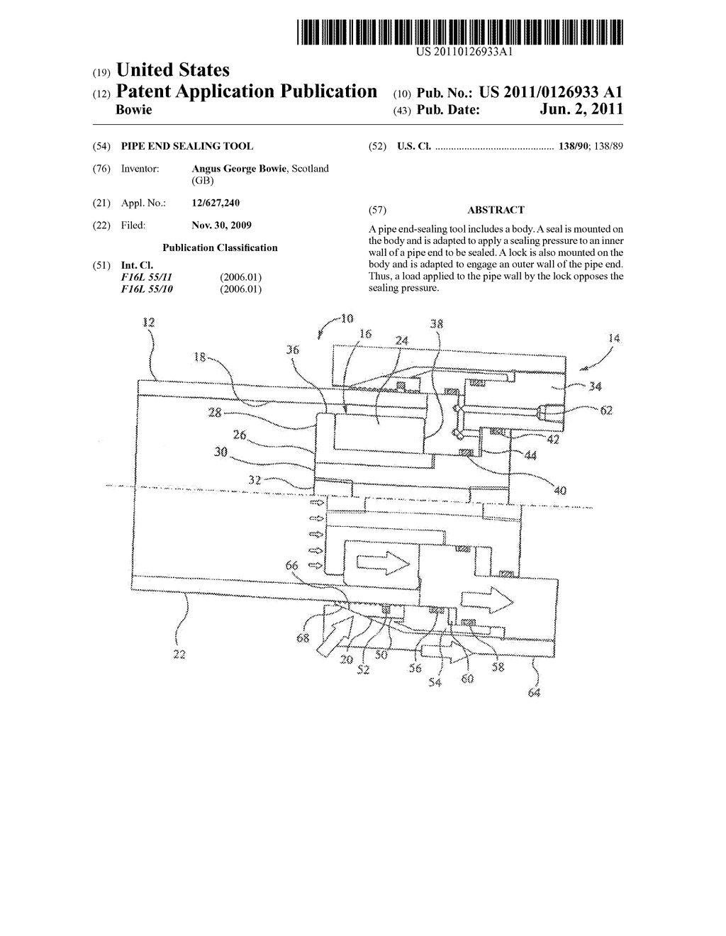 PIPE END SEALING TOOL - diagram, schematic, and image 01