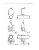 CLAMP FOR SECURING A PIPE TO A SUPPORTING STRUCTURE diagram and image