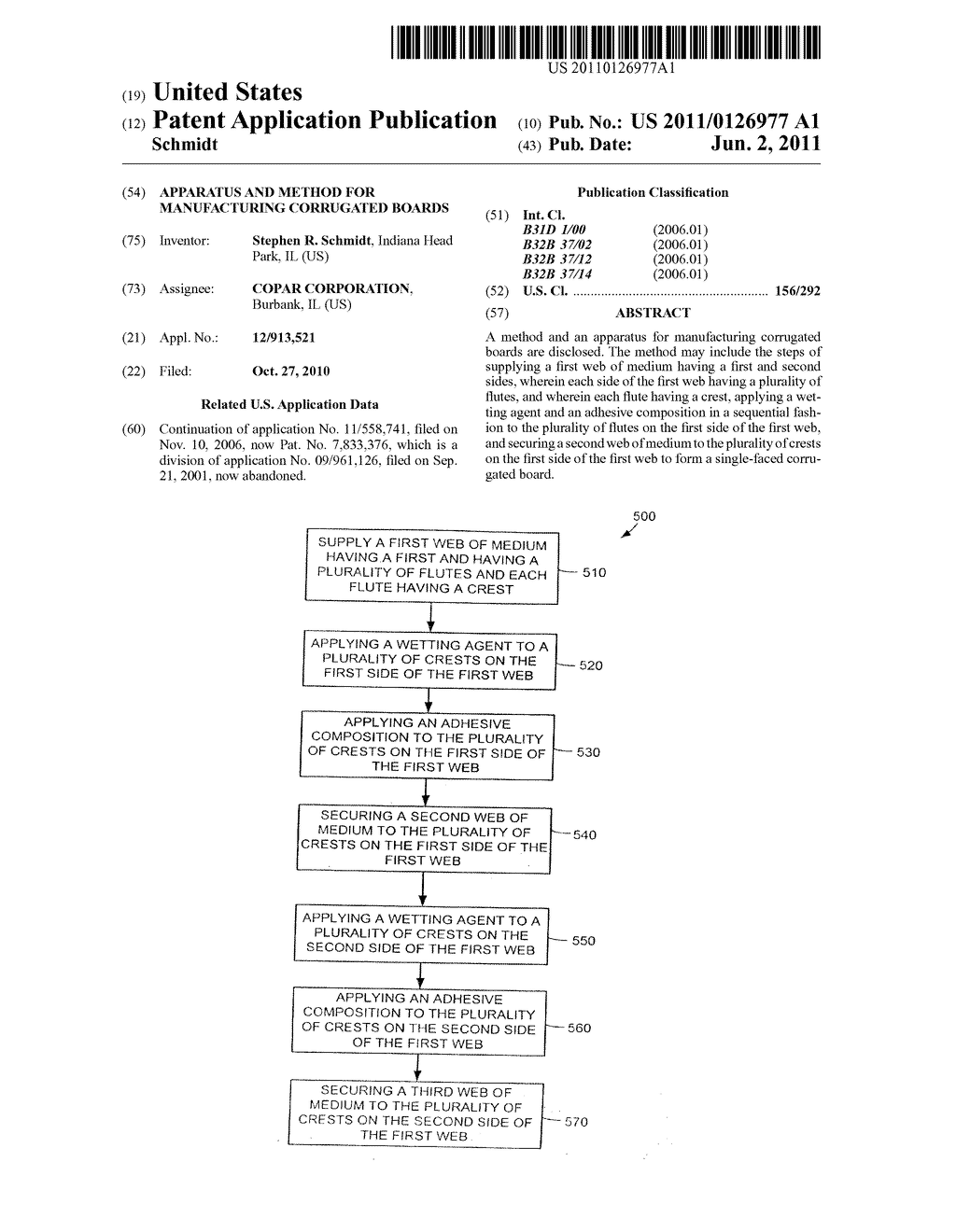 Apparatus and Method for Manufacturing Corrugated Boards - diagram, schematic, and image 01