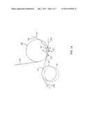 Methods employing an impermeable transfer belt in a papermaking machine diagram and image