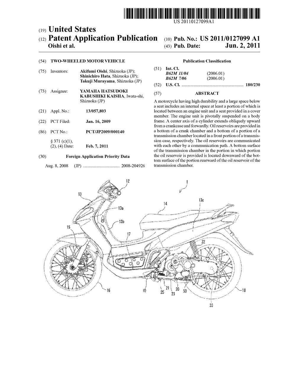 TWO-WHEELED MOTOR VEHICLE - diagram, schematic, and image 01