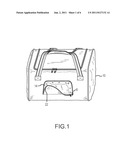 Luggage With a Crush Proof Compartment diagram and image