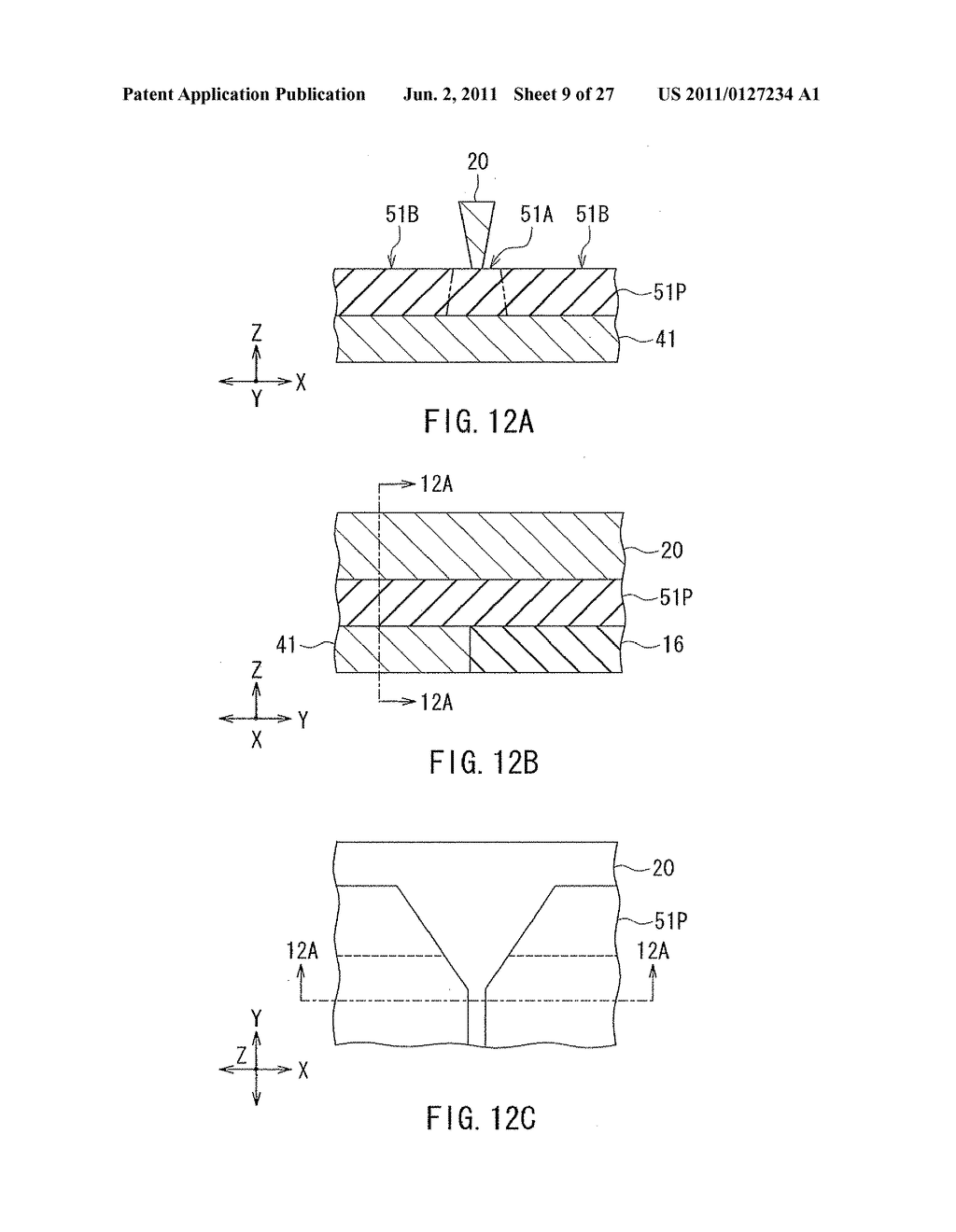 Method of manufacturing magnetic head for perpendicular magnetic recording     with shield around main magnetic pole - diagram, schematic, and image 10