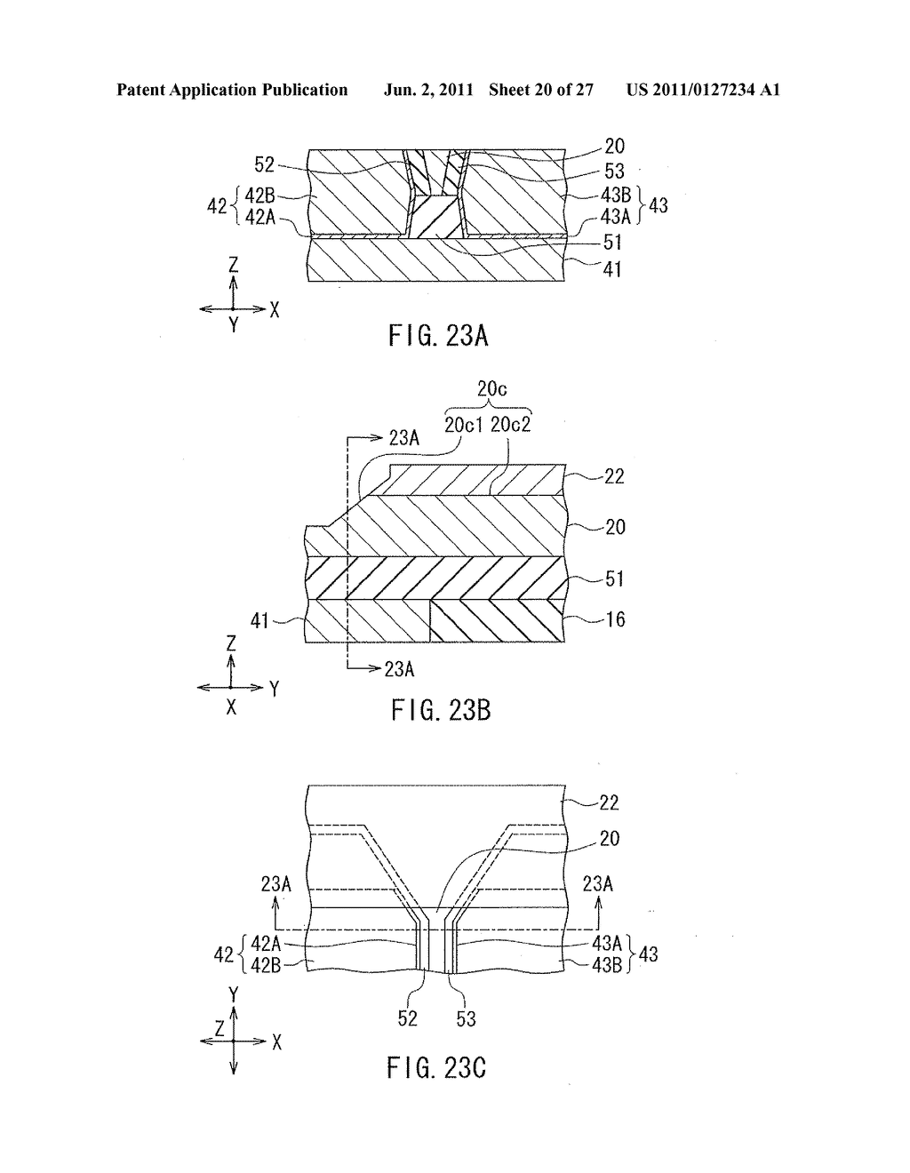 Method of manufacturing magnetic head for perpendicular magnetic recording     with shield around main magnetic pole - diagram, schematic, and image 21