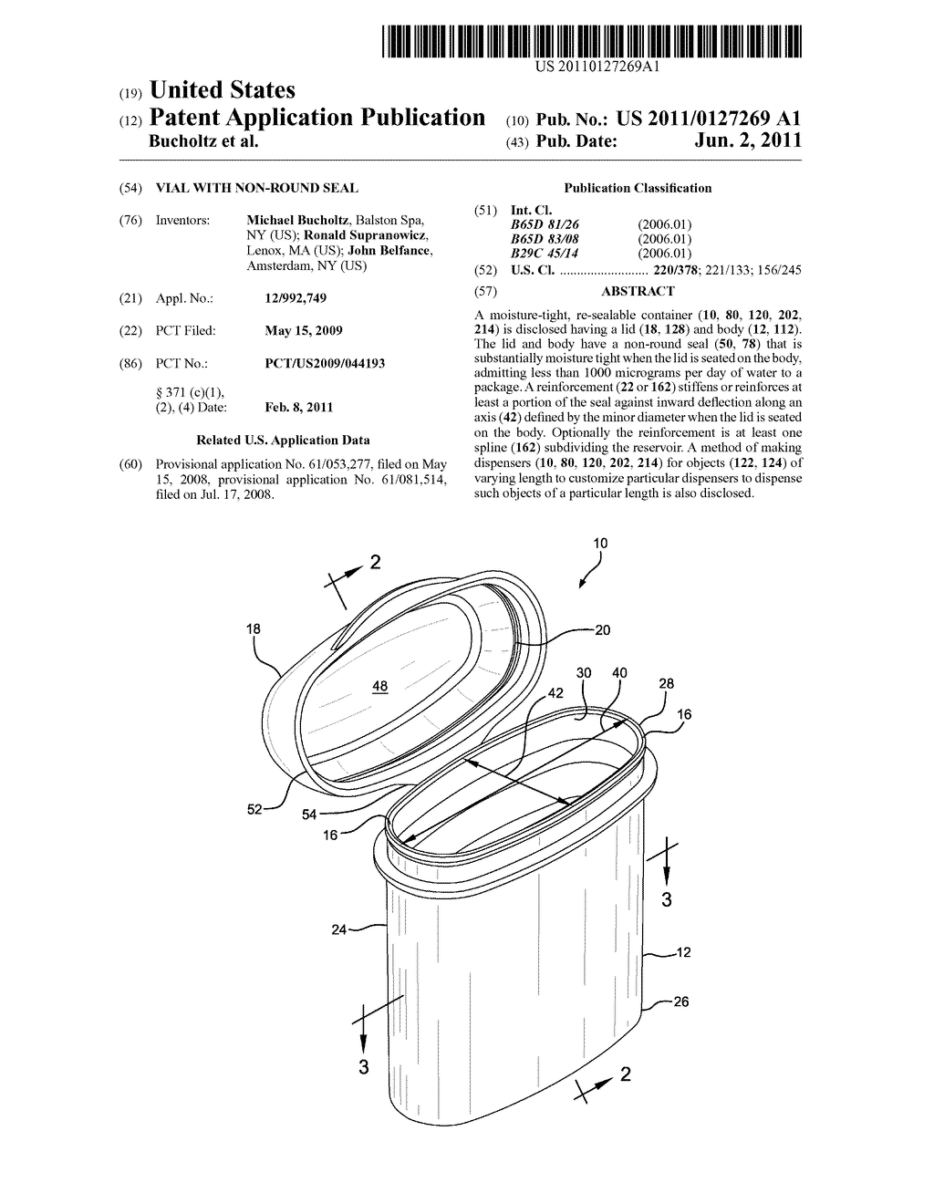 VIAL WITH NON-ROUND SEAL - diagram, schematic, and image 01