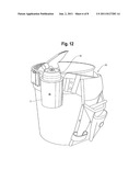 CONTAINER WITH ADJUSTABLE HANDLE diagram and image