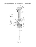 BOTTLE TOP DISPENSER WITH RECIRCULATING AND DRAINING MECHANISM diagram and image