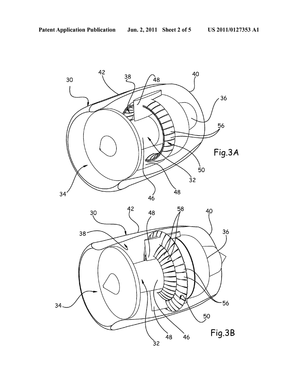 AIRCRAFT NACELLE THAT INCORPORATES A THRUST REVERSAL DEVICE - diagram, schematic, and image 03