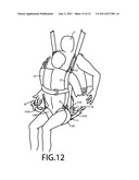 HARNESS WITH ADJUSTABLE BACK STRAP diagram and image