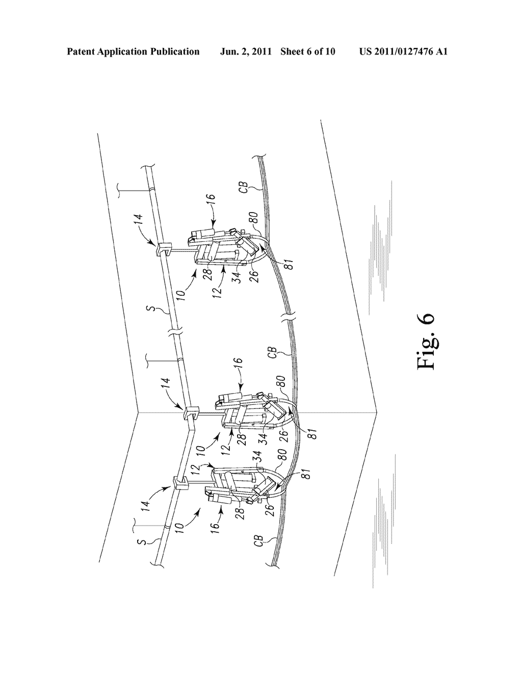 Cable Guide With Automatic Cable Release and Method of Use - diagram, schematic, and image 07