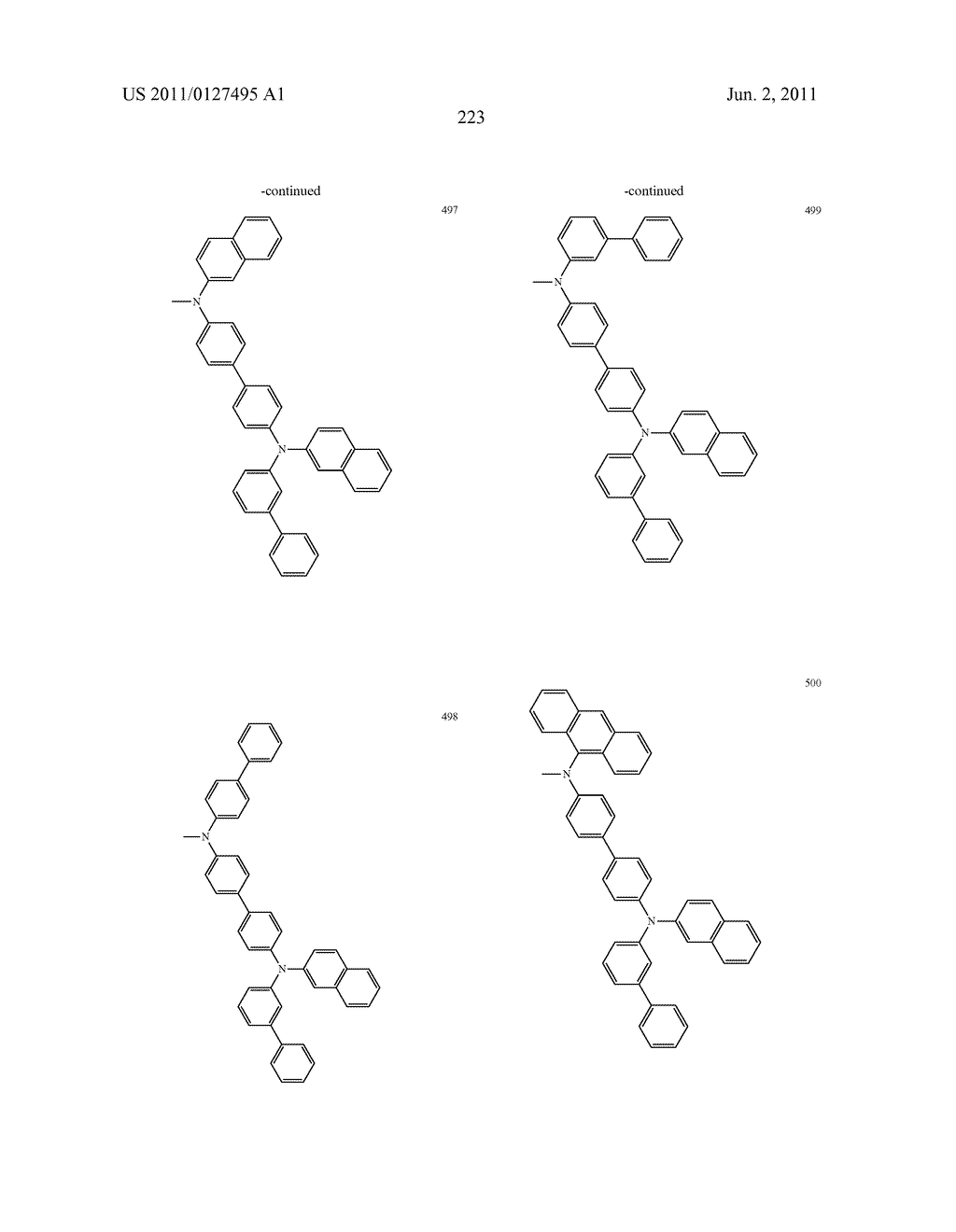 NEW COMPOUND AND ORGANIC LIGHT EMITTING DEVICE USING THE SAME - diagram, schematic, and image 225