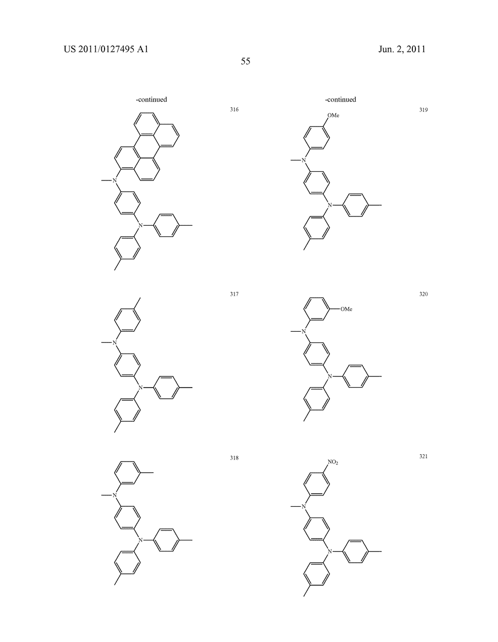 NEW COMPOUND AND ORGANIC LIGHT EMITTING DEVICE USING THE SAME - diagram, schematic, and image 57