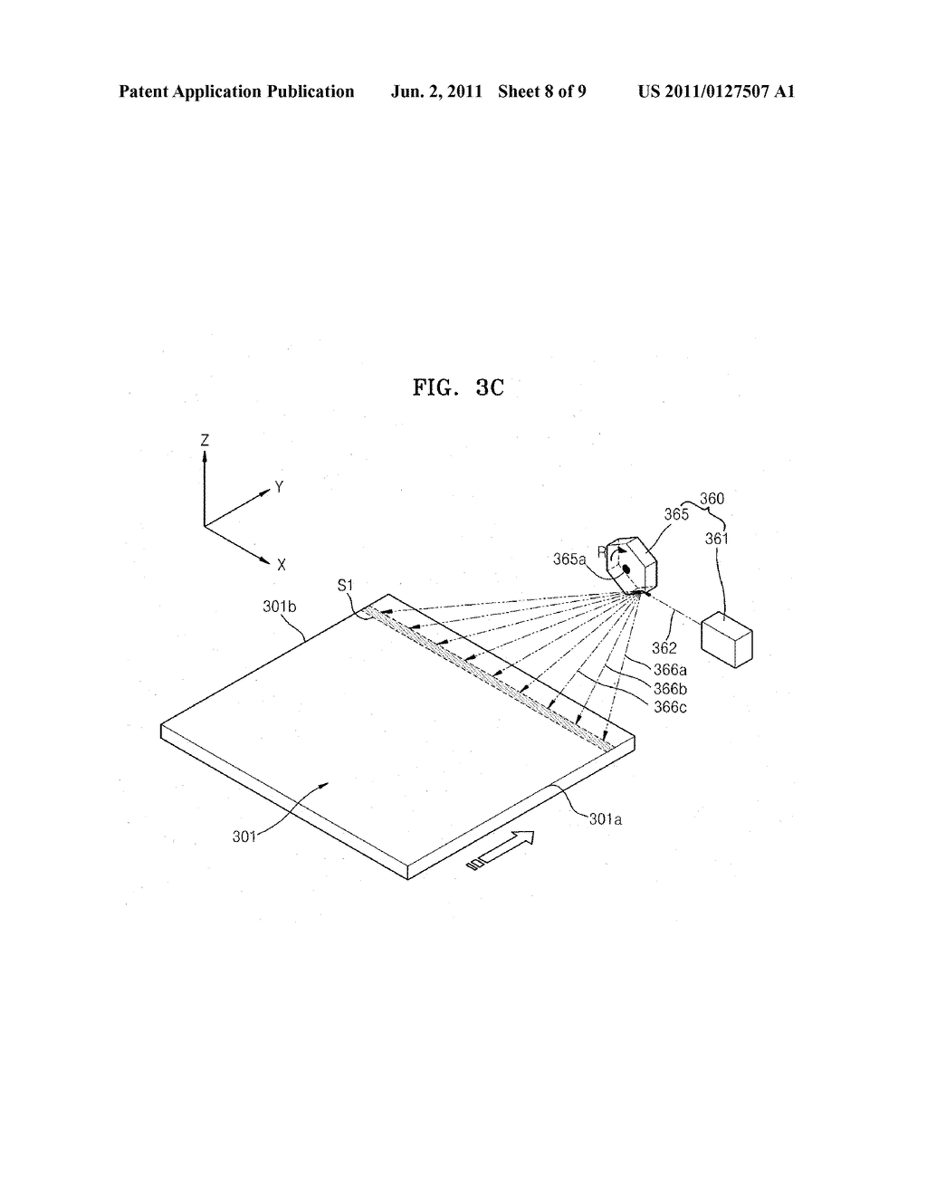METHOD OF MANUFACTURING ORGANIC LIGHT EMITTING DISPLAY APPARATUS, SURFACE     TREATMENT DEVICE FOR ORGANIC LIGHT EMITTING DISPLAY APPARATUS, AND     ORGANIC LIGHT EMITTING DISPLAY APPARATUS - diagram, schematic, and image 09