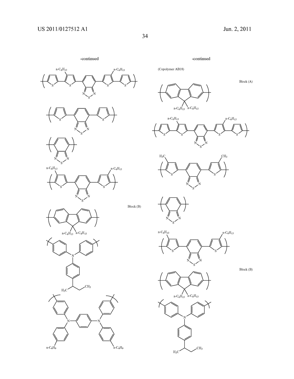 COPOLYMER AND POLYMER LIGHT EMITTING DEVICE USING THE SAME - diagram, schematic, and image 35