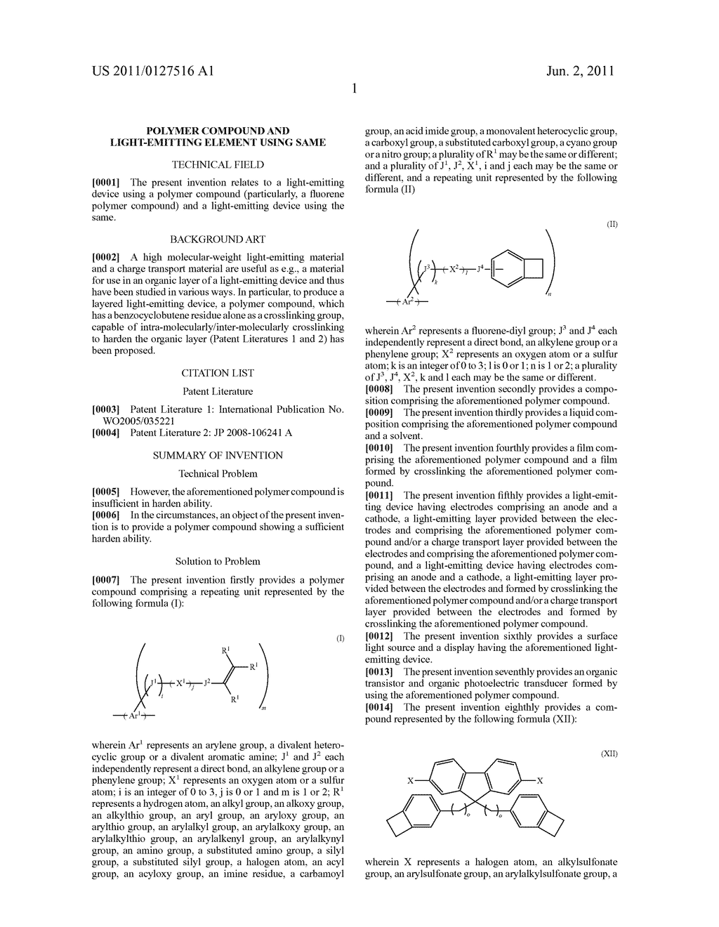 POLYMER COMPOUND AND LIGHT-EMITTING ELEMENT USING SAME - diagram, schematic, and image 02