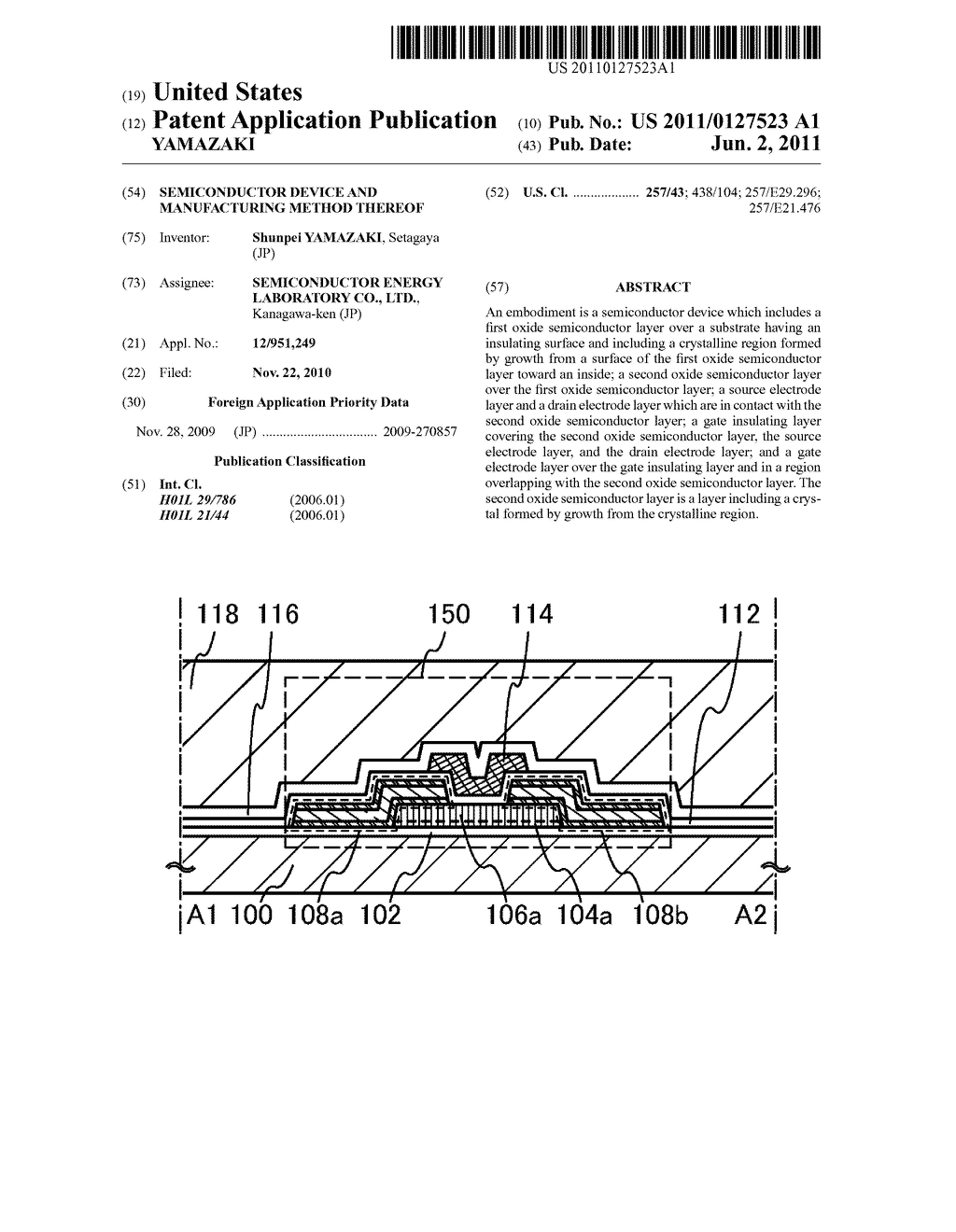 SEMICONDUCTOR DEVICE AND MANUFACTURING METHOD THEREOF - diagram, schematic, and image 01