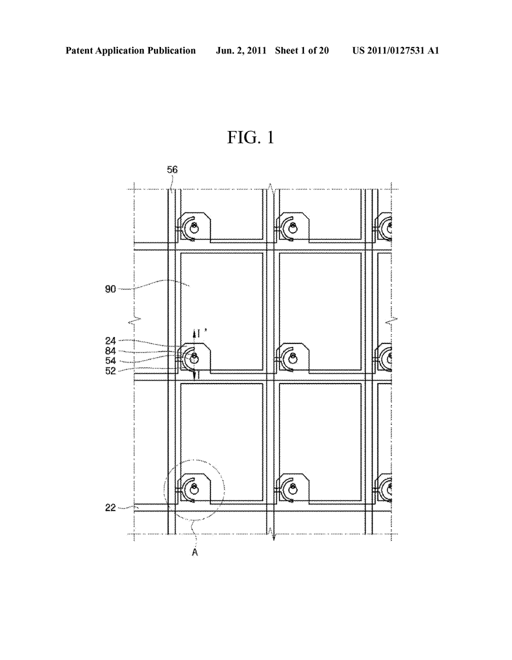 DISPLAY DEVICE, TFT SUBSTRATE, AND METHOD OF FABRICATING THE TFT SUBSTRATE - diagram, schematic, and image 02