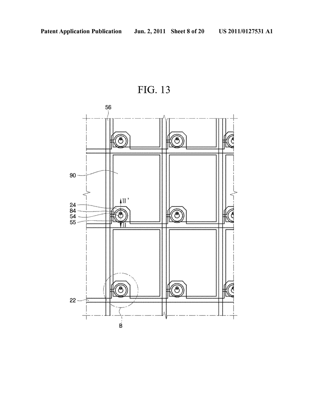 DISPLAY DEVICE, TFT SUBSTRATE, AND METHOD OF FABRICATING THE TFT SUBSTRATE - diagram, schematic, and image 09