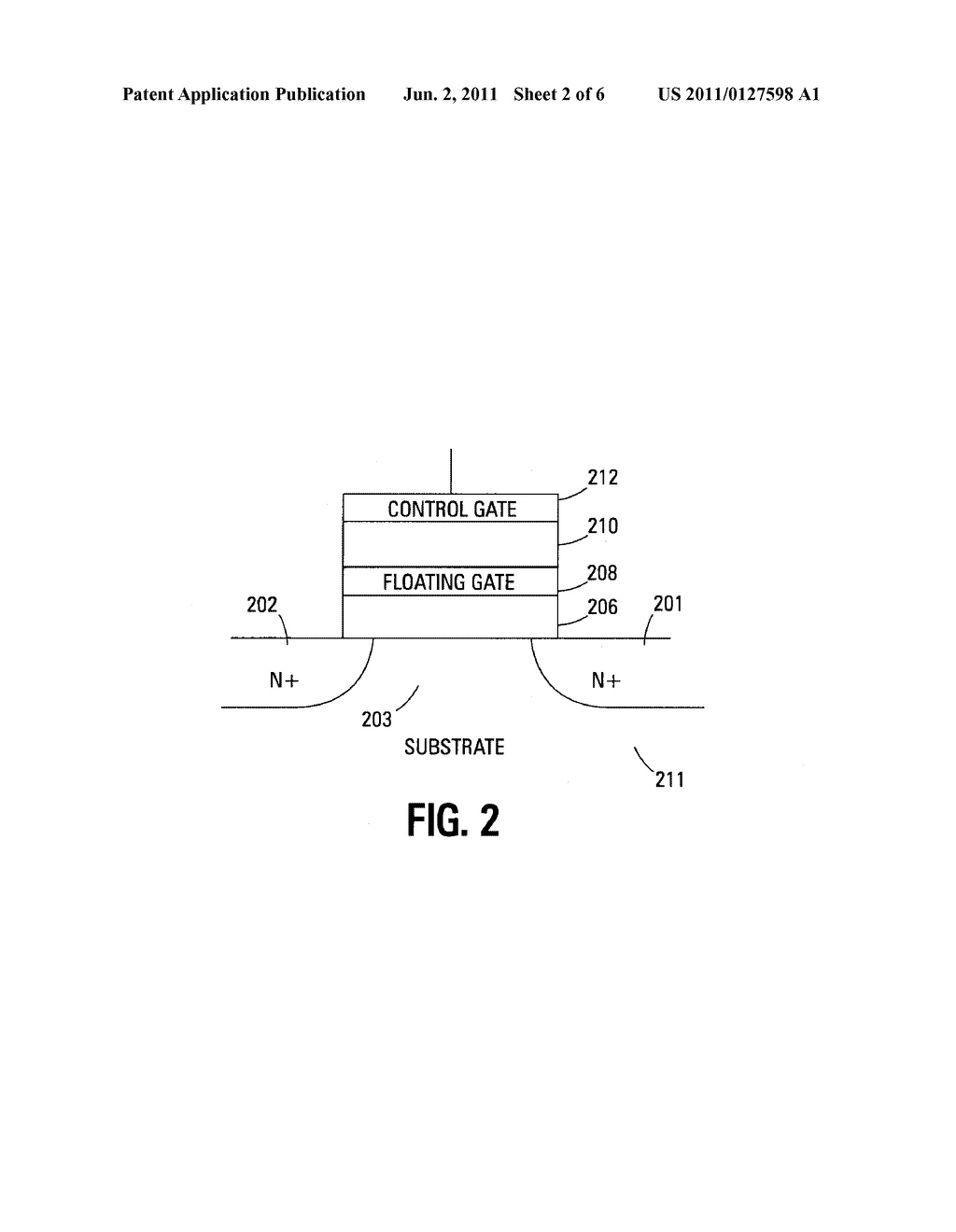 FLASH MEMORY DEVICE HAVING A GRADED COMPOSITION, HIGH DIELECTRIC CONSTANT     GATE INSULATOR - diagram, schematic, and image 03