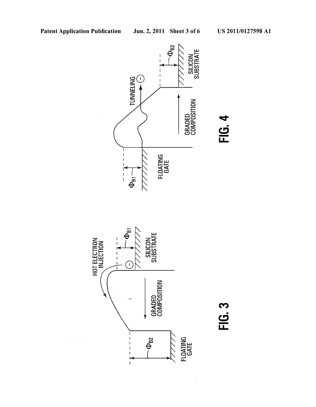 FLASH MEMORY DEVICE HAVING A GRADED COMPOSITION, HIGH DIELECTRIC CONSTANT     GATE INSULATOR - diagram, schematic, and image 04