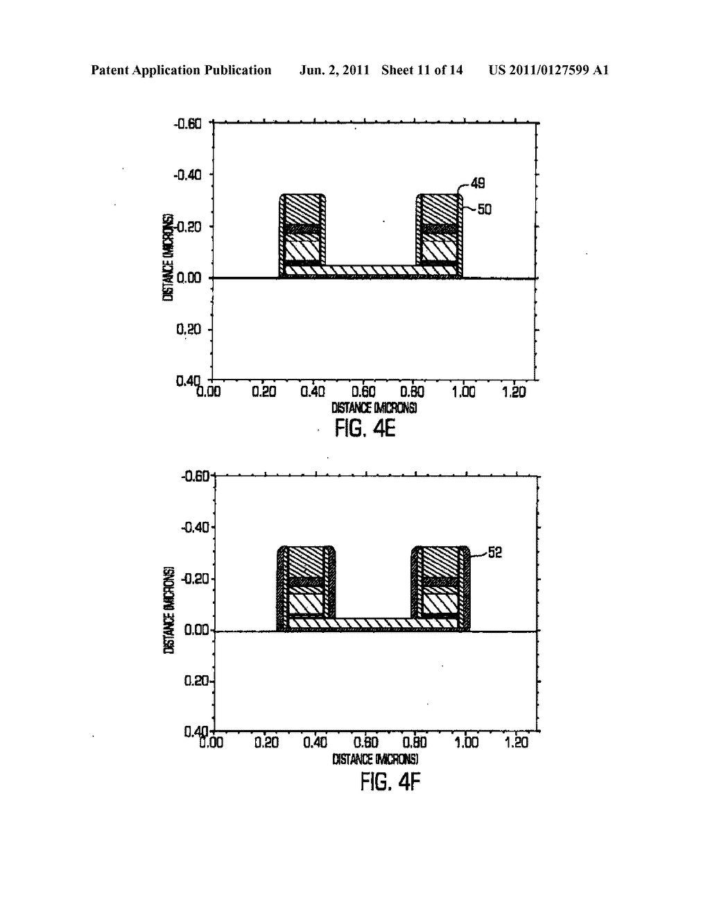 Split Gate Non-volatile Flash Memory Cell Having A Floating Gate, Control     Gate, Select Gate And An Erase Gate With An Overhang Over The Floating     Gate, Array And Method Of Manufacturing - diagram, schematic, and image 12