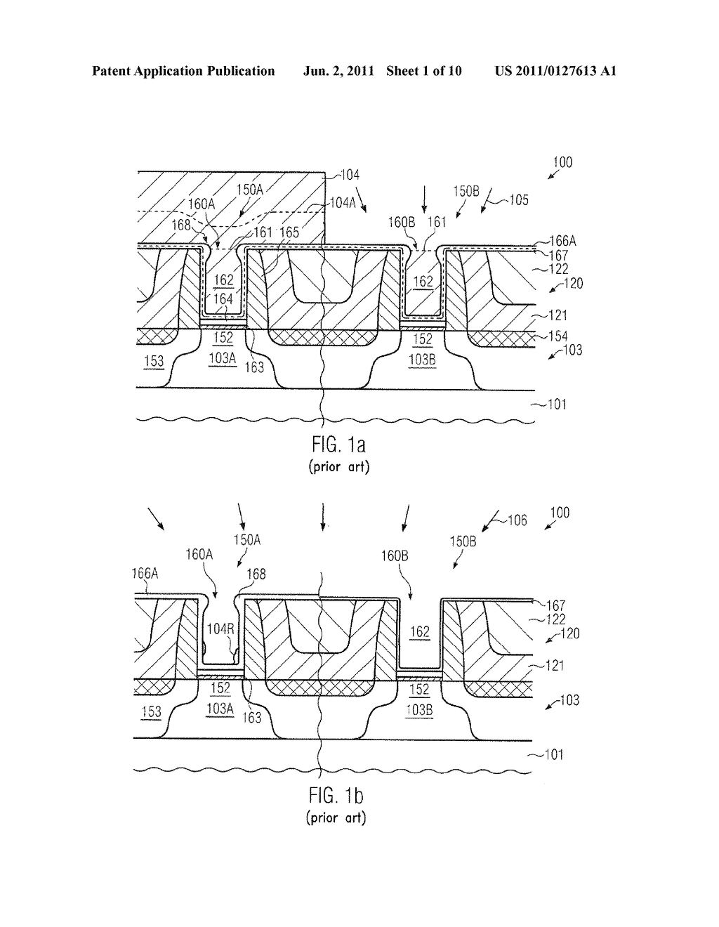 HIGH-K METAL GATE ELECTRODE STRUCTURES FORMED BY SEPARATE REMOVAL OF     PLACEHOLDER MATERIALS USING A MASKING REGIME PRIOR TO GATE PATTERNING - diagram, schematic, and image 02