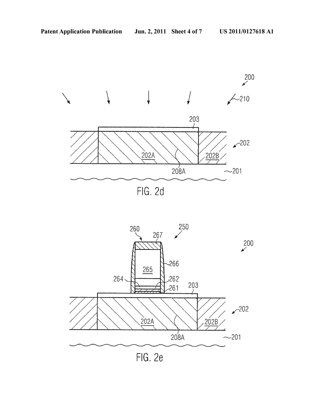 PERFORMANCE ENHANCEMENT IN PFET TRANSISTORS COMPRISING HIGH-K METAL GATE     STACK BY INCREASING DOPANT CONFINEMENT - diagram, schematic, and image 05