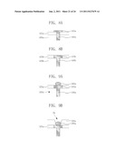 Stacked Structure of Semiconductor Packages Including Through-Silicon Via     and Inter-Package Connector, and Method of Fabricating the Same diagram and image