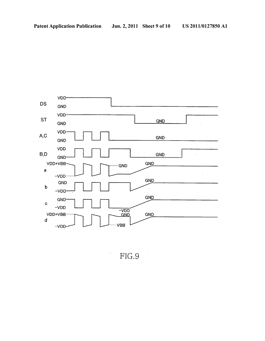 Semiconductor device having internal volatage generating circuit - diagram, schematic, and image 10