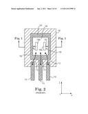 GMR SENSOR WITHIN MOLDED MAGNETIC MATERIAL EMPLOYING NON-MAGNETIC SPACER diagram and image