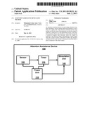 Attention Assistance Device and Method diagram and image