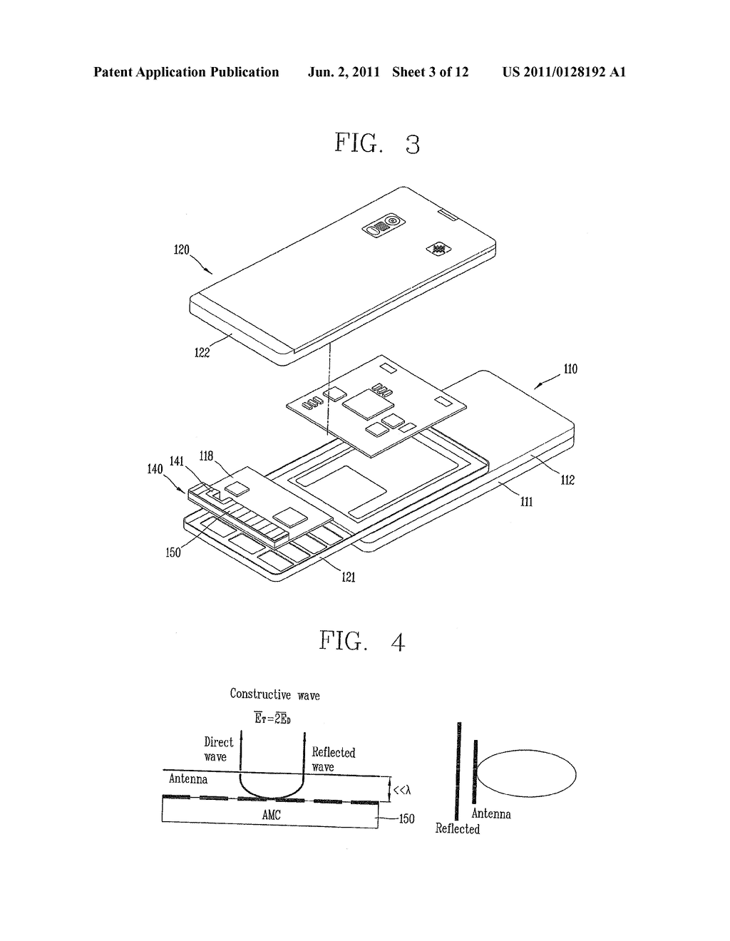 ANTENNA DEVICE AND PORTABLE TERMINAL HAVING THE SAME - diagram, schematic, and image 04