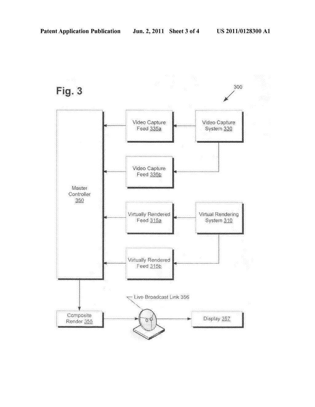 Augmented reality videogame broadcast programming - diagram, schematic, and image 04