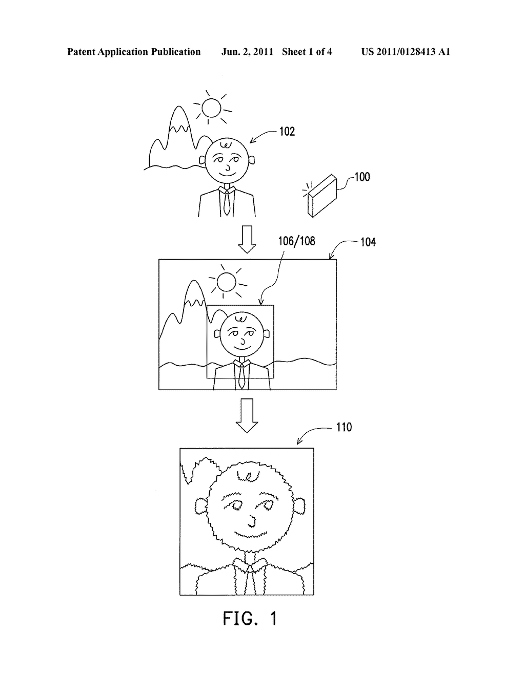 OBJECT IMAGE CROPPING METHOD, OBJECT IMAGE CROPPING SYSTEM AND DIGITAL     IMAGE DEVICE - diagram, schematic, and image 02