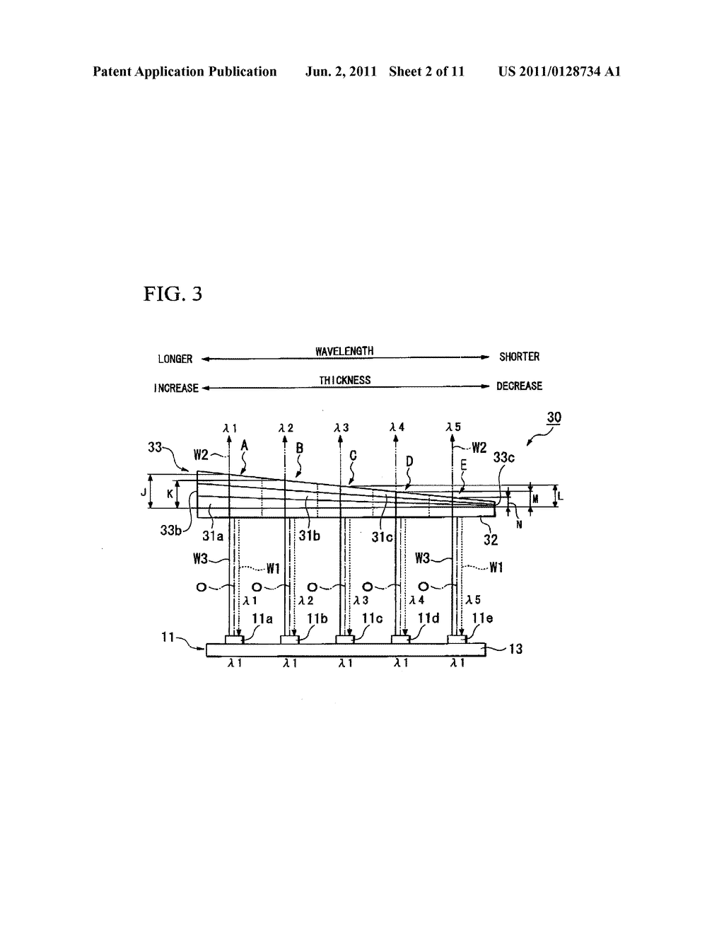 LIGHT SOURCE DEVICE AND IMAGE DISPLAY DEVICE HAVING A WAVELENGTH SELECTIVE     ELEMENT - diagram, schematic, and image 03